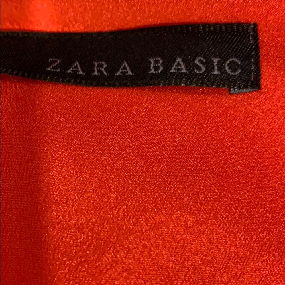 ZARA basic red blouse - Picture 5 of 7